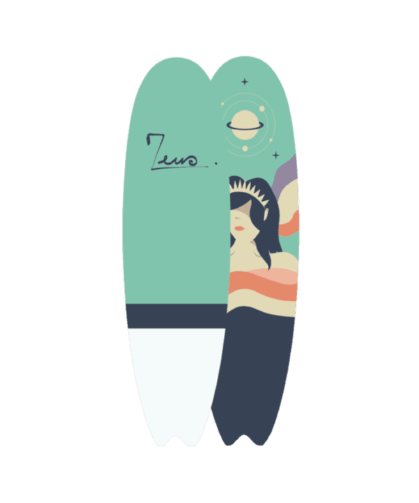 ZEUS softtop surfboard gaia